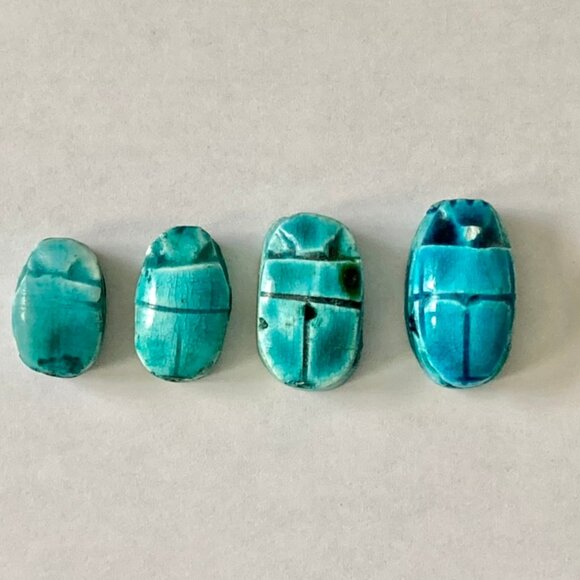 Genuine Egyptian Scarabs for Jewelry Making - Picture 1 of 7